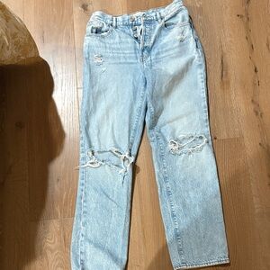PacSun Light Blue Ripped Boyfriend Jeans